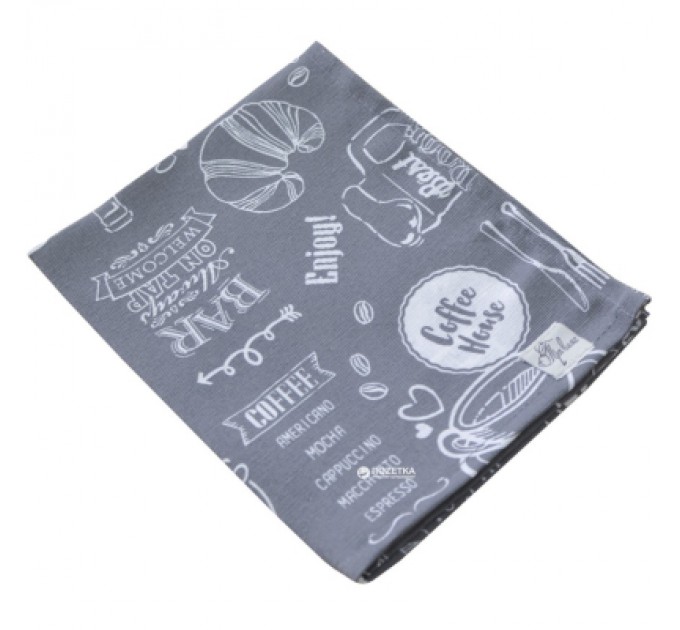 Прованс Серветка на стіл Прованс Breakfast grey 35х45 см (4823093408456)