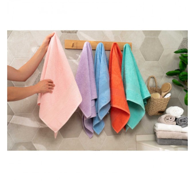 Ardesto Рушник Ardesto махровий Benefit 100% бавовна рожевий 70х140 см (ART2470SC)