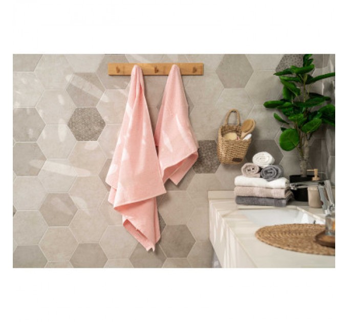 Ardesto Рушник Ardesto махровий Benefit 100% бавовна рожевий 70х140 см (ART2470SC)