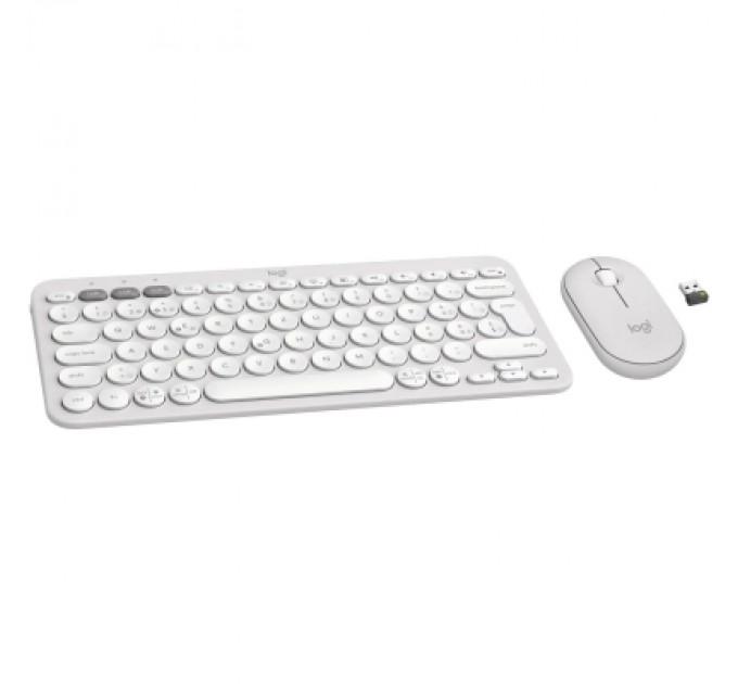Logitech Комплект Logitech Pebble 2 Wireless UA White (920-012240)