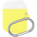 Armorstandart Чохол для навушників Armorstandart Hang Case для Apple AirPods Yellow/White (ARM53767)