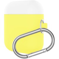 Чохол для навушників Armorstandart Hang Case для Apple AirPods Yellow/White (ARM53767)