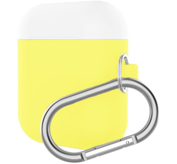 Armorstandart Чохол для навушників Armorstandart Hang Case для Apple AirPods Yellow/White (ARM53767)