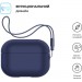 Armorstandart Чохол для навушників Armorstandart Silicone Case with straps для Apple Airpods Pro 2 Dark Blue (ARM68609)