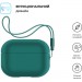 Armorstandart Чохол для навушників Armorstandart Silicone Case with straps для Apple Airpods Pro 2 Dark Green (ARM68612)