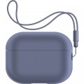 Armorstandart Чохол для навушників Armorstandart Silicone Case with straps для Apple Airpods Pro 2 Dark Purple (ARM68611)