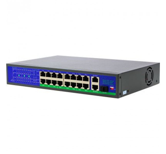 Комутатор мережевий PowerPlant POE1603L