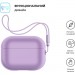 Armorstandart Чохол для навушників Armorstandart Silicone Case with straps для Apple Airpods Pro 2 Pink Purple (ARM68613)