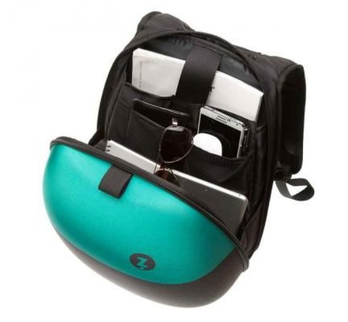 Zipit Рюкзак для ноутбука Zipit 14" SHELL BLACKTURQUOISE (ZSHL-BG)