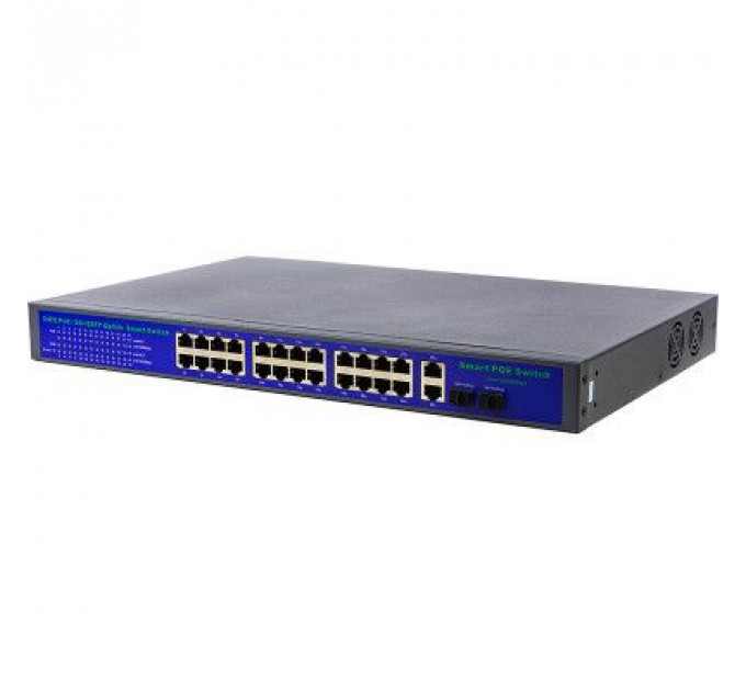 Комутатор мережевий PowerPlant POE2404L