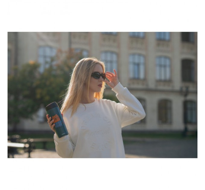 Ardesto Термокружка Ardesto Coffee Тime Red Cat 450 мл Синя (AR2645CG)