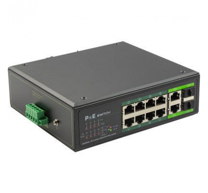 Комутатор мережевий PowerPlant POE802PRO
