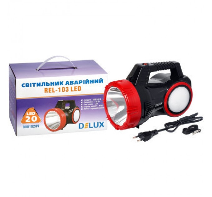 Delux Ліхтар Delux REL-103 20 LED 10W (90018289)