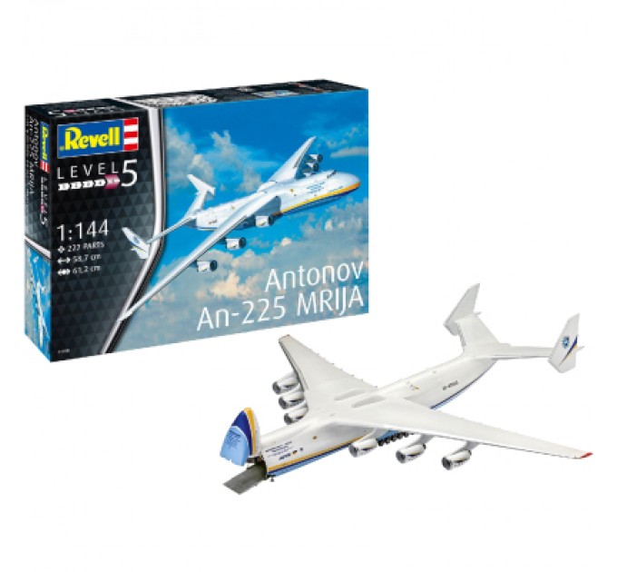 Revell Збірна модель Revell Вантажний літак Ан-225 Мрія. Масштаб 1:144 (RVL-04958)