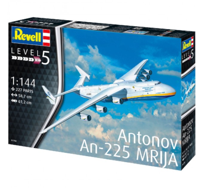 Revell Збірна модель Revell Вантажний літак Ан-225 Мрія. Масштаб 1:144 (RVL-04958)
