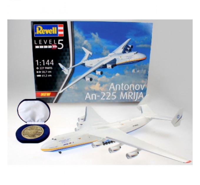 Revell Збірна модель Revell Вантажний літак Ан-225 Мрія. Масштаб 1:144 (RVL-04958)