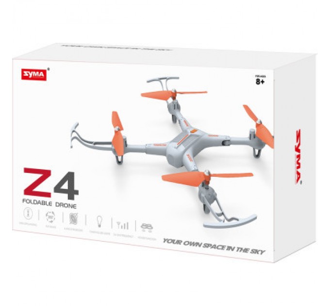 Syma Радіокерована іграшка Syma Квадрокоптер Z4 з 2.4 ГГц керуванням та складною конструкцією (Z4)