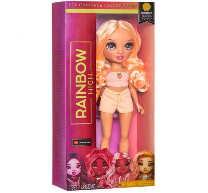 Rainbow High Лялька Rainbow High серії ОРР - Персик з аксесуарами (987970)