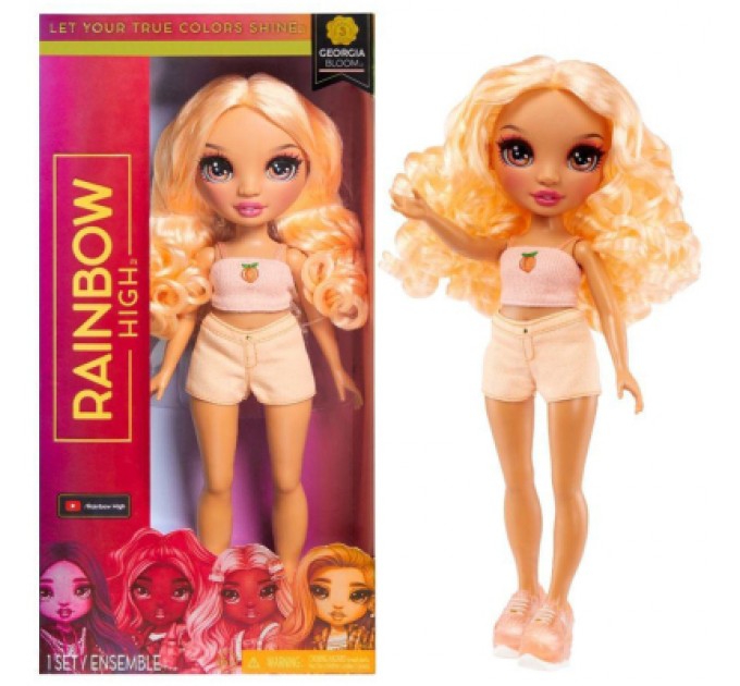 Rainbow High Лялька Rainbow High серії ОРР - Персик з аксесуарами (987970)
