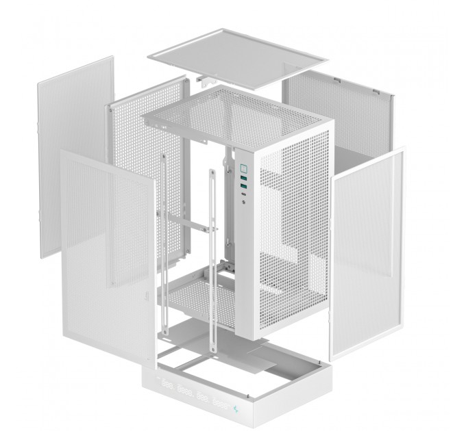 Deepcool Корпус DeepCool CH170 Digital White (R-CH170-WHNPI0D-G-1) без БЖ