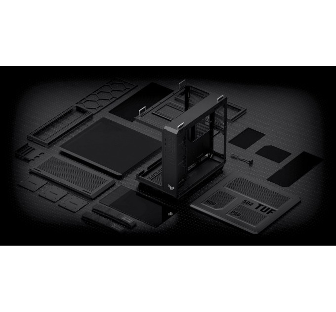ASUS Корпус Asus TUF Gaming GT502 Horizon Black без БЖ (90DC0090-B19020)