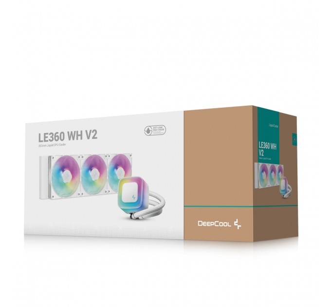 Deepcool Система водяного охолодження DeepCool LE360 WH V2 (R-LE360-WHAMMN-G-2)