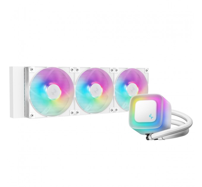 Deepcool Система водяного охолодження DeepCool LE360 WH V2 (R-LE360-WHAMMN-G-2)