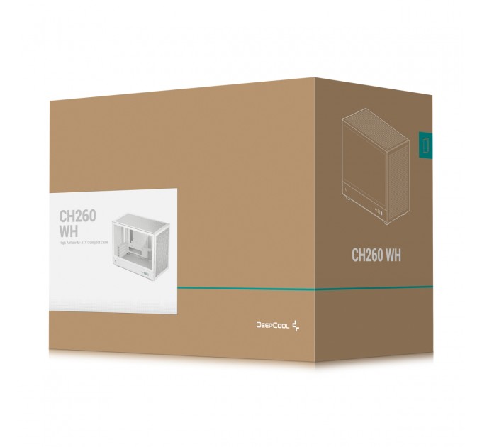 Deepcool Корпус DeepCool CH260 White (R-CH260-WHNGM0-G-1) без БЖ
