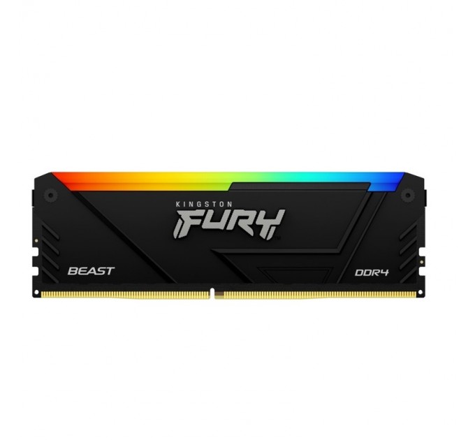 Kingston Модуль пам`яті DDR4 16GB/3200 Kingston Fury Beast RGB (KF432C16BB12A/16WP)