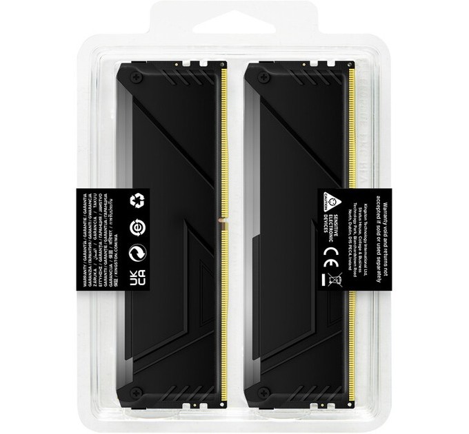 Kingston Модуль пам`яті DDR4 2x16GB/3200 Kingston Fury Beast RGB (KF432C16BB12AK2/32WP)