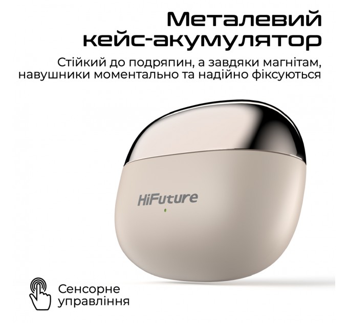 HIFuture Bluetooth-гарнітура HiFuture Flexclip Champagne