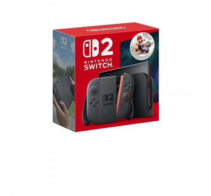 Nintendo_ Ігрова консоль Nintendo Switch 2 Black Mario Kart World Bundle (0045496321529)_JP