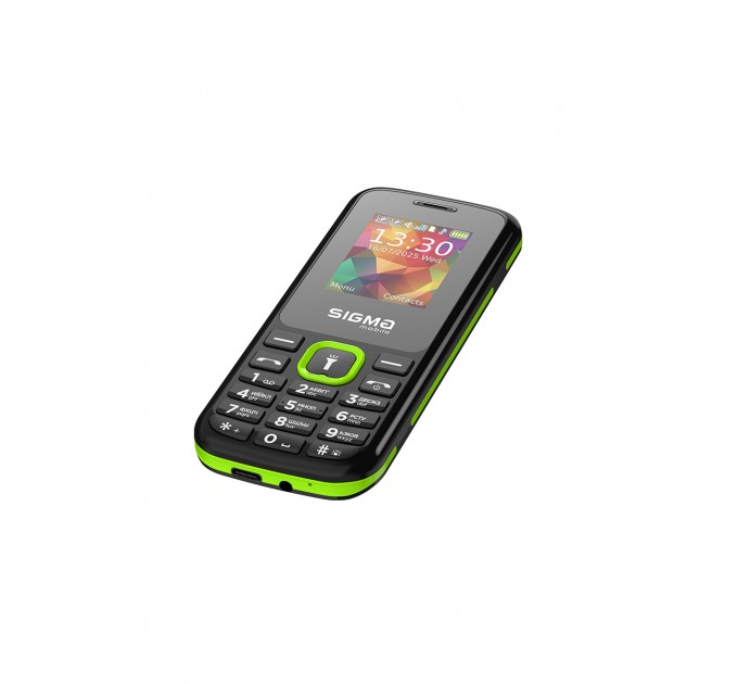 Sigma mobile Мобiльний телефон Sigma mobile X-style 171 Mini Dual Sim Black/Green