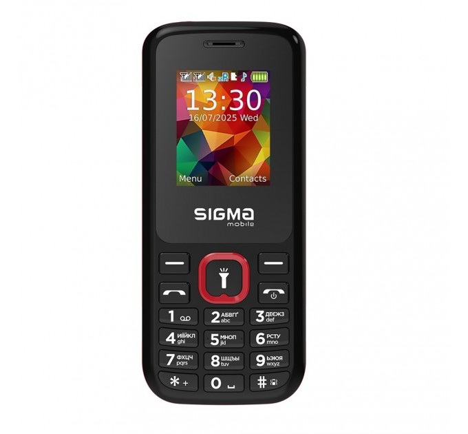 Sigma mobile Мобiльний телефон Sigma mobile X-style 171 Mini Dual Sim Black/Red