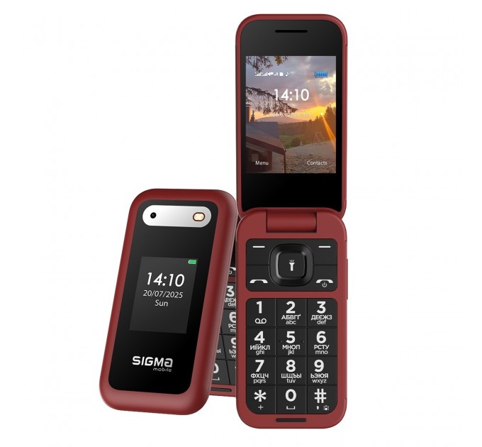 Sigma mobile Мобiльний телефон Sigma mobile X-style 281 Clik Dual Sim Red