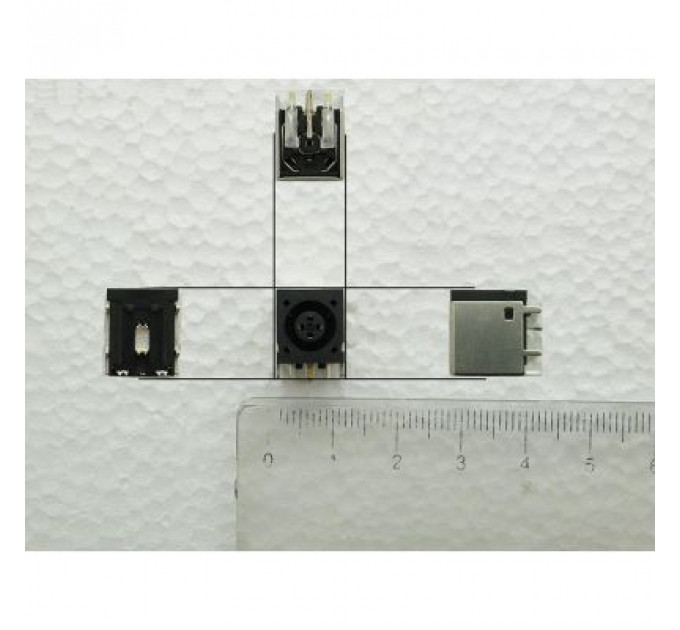 Роз'єм живлення ноутбука для Dell, HP PJ030 (7.4mm x 5.0mm + center pin) Универсальный (A49009)