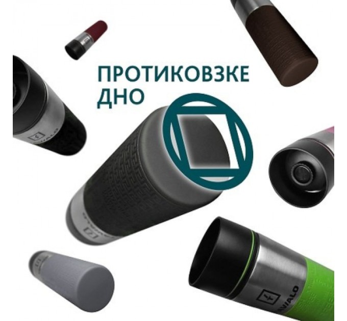 Tavialo Термокружка Tavialo + 2 ущільнювальних кільця 420 мл Чорний (190420101)