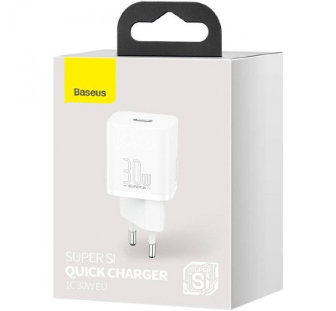 Baseus Зарядний пристрій Baseus Super Si quick charger IC 30W white (CCSUP-J02)
