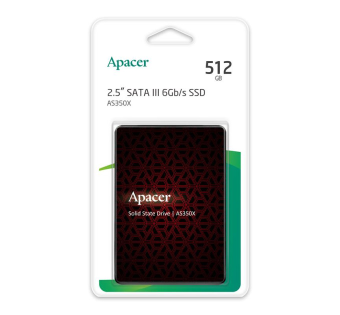 Apacer Накопичувач SSD 2.5" 512GB AS350X Apacer (AP512GAS350XR-1)