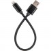 Dengos Дата кабель USB 2.0 AM to Lightning 0.2m black Dengos (NTK-L-SHRT-BLACK)