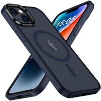 Чохол до мобільного телефона 2E Basic Apple iPhone 15 Soft Touch MagSafe Cover Dark Blue (2E-IPH-15-OCLS-DL)