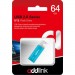 AddLink USB флеш накопичувач AddLink 64GB U12 Aqua USB 2.0 (ad64GBU12A2)