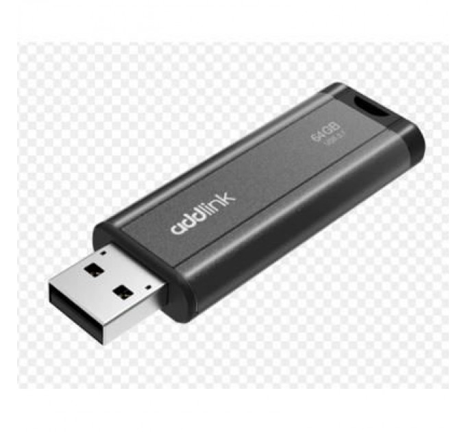 AddLink USB флеш накопичувач AddLink 64GB U65 Gray USB 3.1 (ad64GBU65G3)