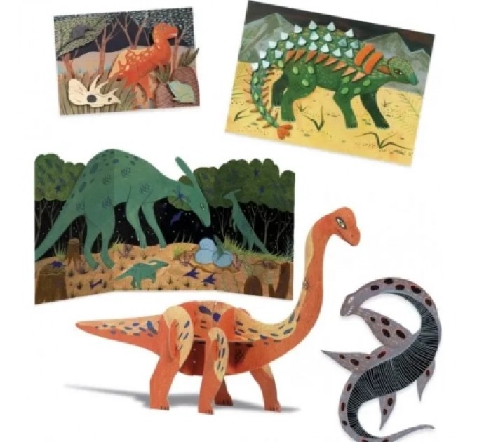 Djeco Набір для творчості Djeco Світ динозаврів (DJ09331)