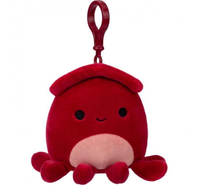 Squishmallows М'яка іграшка Squishmallows на кліпсі – Кальмар Альтман 9 см (SQCP00146)