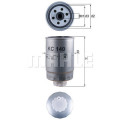 Mahle Фільтр паливний Mahle KC140