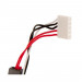 Роз'єм живлення ноутбука з кабелем для Dell PJ590 (7.4mm x 5.0mm + center pin), 5-pin Универсальный (A49073)