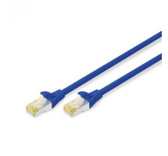 Патч-корд 1м, CAT 6a S-FTP, AWG 26/7, Cu, LSZH, blue Digitus (DK-1644-A-010/B)