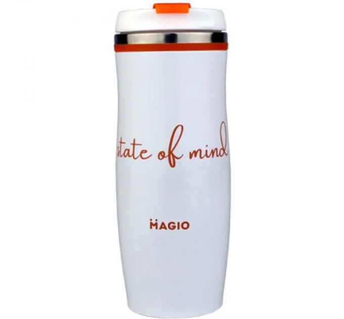 Magio Термокружка Magio State of Mind 400 мл Біла (MG-1038)