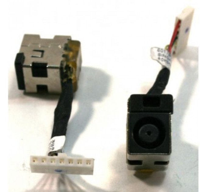 Роз'єм живлення ноутбука з кабелем для HP PJ178 (7.4mm x 5.0mm + center pin), 7-pin, Универсальный (A49033)